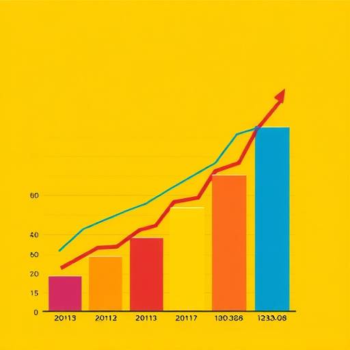 Gr치fico mostrando el crecimiento de una inversi칩n a lo largo del tiempo