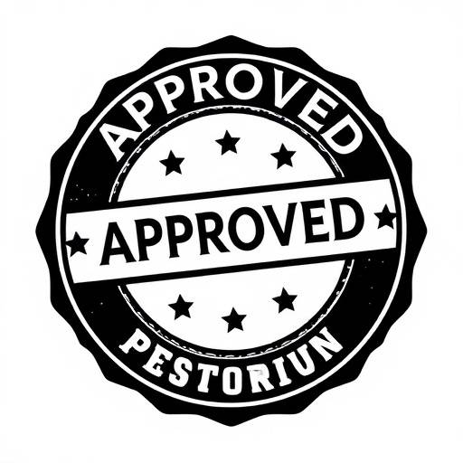 Imagen que representa un sello de aprobaci&oacute;n con la palabra 'v&aacute;lido'