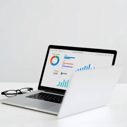 Un auditor de accesibilidad trabajando en una computadora port치til, revisando el c칩digo de un sitio web para garantizar el cumplimiento de WCAG